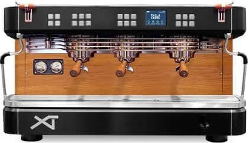 DCPROXT-3-DN XT CLASSİC (3 Gruplu) Kahve Makinesi, SİYAH-CEVİZ