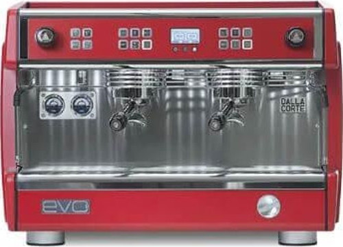 EVO2-H-2-R Evo2 HV (2 Gruplu) Kahve Makinesi, Kırmızı