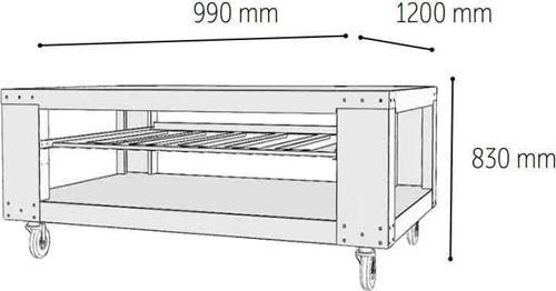 DYTF - 117 A Alt Stand - Mini modüler fırın için