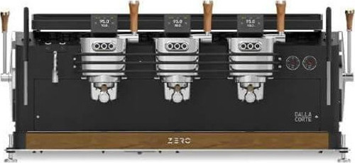 ZERO-3-DN Zero Barista (3 Gruplu) Kahve Makinesi, Siyah Ceviz