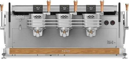 ZERO-3-WO Zero Barista (3 Gruplu) Kahve Makinesi, Beyaz Meşe
