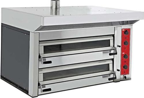 EMP.GF.02-D Gold Maxi Pizza Fırını-Çift Katlı-Elektrikli-iç ölçü:105x70 cm