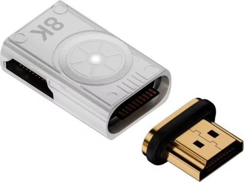 HDMI to HDMI 90 Derece Çevirici 8K Metal Çevirici Adaptör