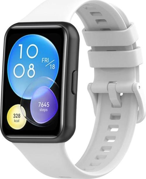 Huawei Watch Fit 2 Uyumlu Silikon Kordon Kayış