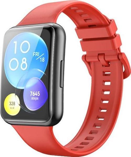 Huawei Watch Fit 2 Uyumlu Silikon Kordon Kayış