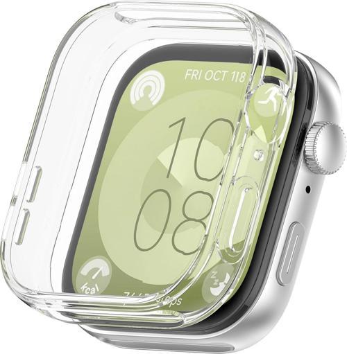 Huawei Watch Fit 3 Uyumlu Kasa Ekran Koruyucu 360 Tam Koruma Kılıf Kapak