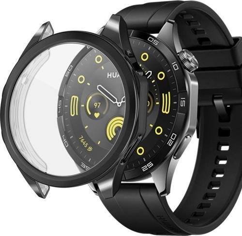 Huawei Watch Gt4 46mm Uyumlu Kasa Ekran Koruyucu 360 Tam Koruma Kılıf Kapak