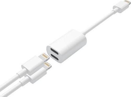 iPhone 7 8 Plus X Xr Xs 11 12 Pro Max Kulaklık Şarj 2in1 Adaptör