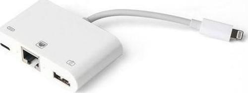 iPhone iPad Lightning Gigabit Ethernet Kamera Şarj Adaptörü NK107