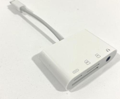 iPhone Lightning 3.5 mm Kulaklık iPhone Şarj Sd Tf Kart Adaptörü