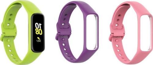 Samsung Galaxy Fit 2 Uyumlu R220 TME Silikon Kordon Kayış 3lü Set