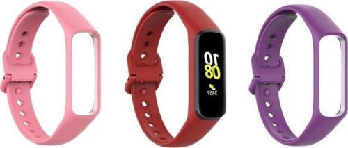 Samsung Galaxy Fit 2 Uyumlu R220 TME Silikon Kordon Kayış 3lü Set