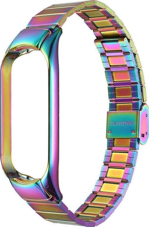 Xiaomi Mi Band 3 4 Uyumlu Akıllı Bileklik Kordon Kayış Çelik