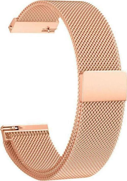 Samsung Gear Watch 3 41mm Active 2 40 44mm Uyumlu Metal Hasır Kordon 20mm