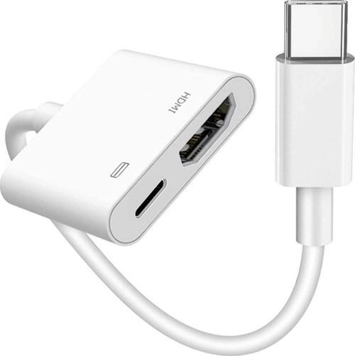 Type-C iPhone 15 Pro Max Pd Şarj Girişli Hdmi Görüntü Aktarım Kablosu