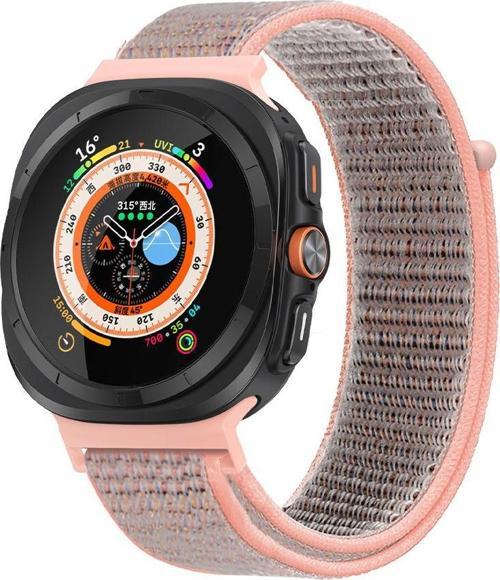 Samsung Galaxy Watch 7 Ultra 47mm Uyumlu Orijinal Pim Woven Örgü Naylon Kordon