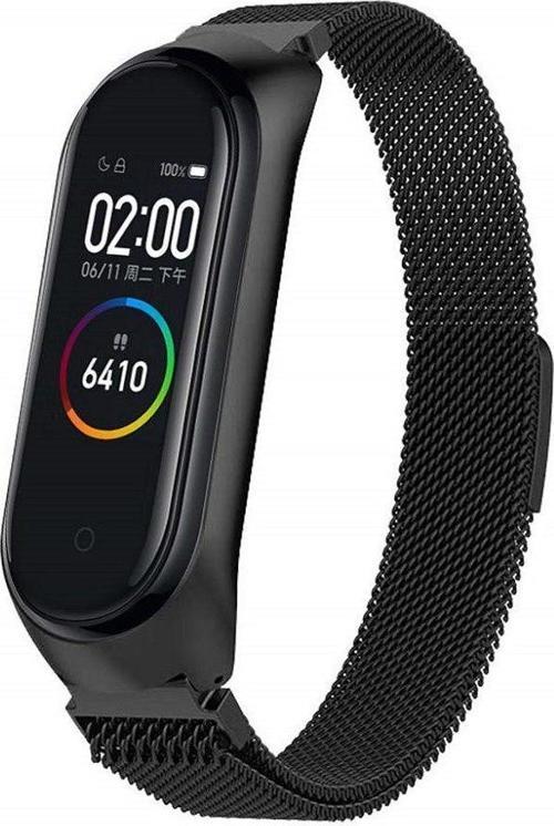 Xiaomi Mi Band 5 Mi Band 6 Uyumlu Metal Hasır Kordon Kayış