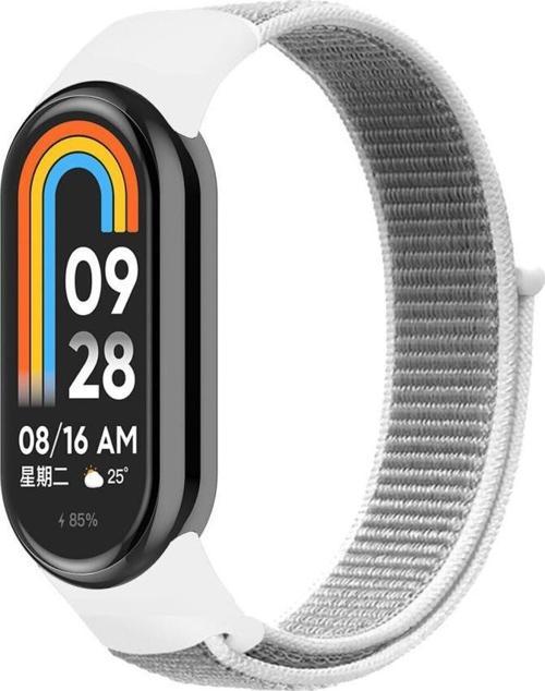 Xiaomi Mi Band 8 Mi Band 9 Uyumlu Woven Sport Loop Örgü Kordon Kayış