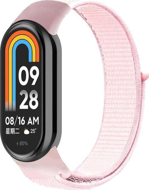 Xiaomi Mi Band 8 Mi Band 9 Uyumlu Woven Sport Loop Örgü Kordon Kayış