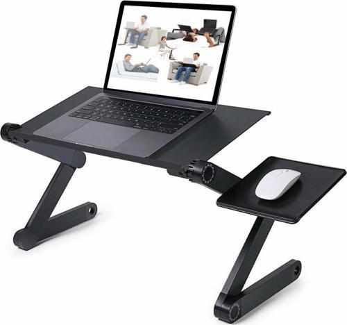 Yükseklik Ayarlı Laptop Notebook Ders Çalışma Masası MousePadli
