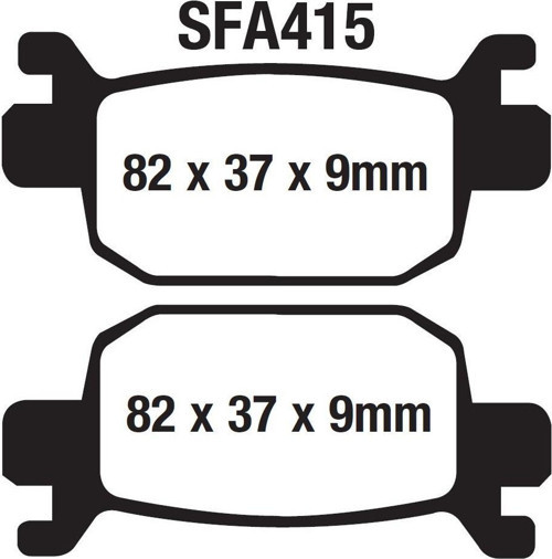 Nevada Arka Fren Disk Balatası Sfa415
