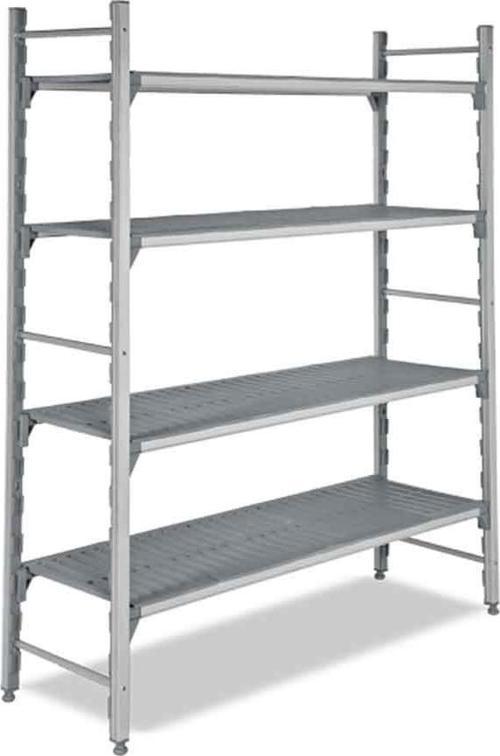 EMP.40220-18-D Polipropilen Raflar - Delikli Tablalı En  220x40x180 cm