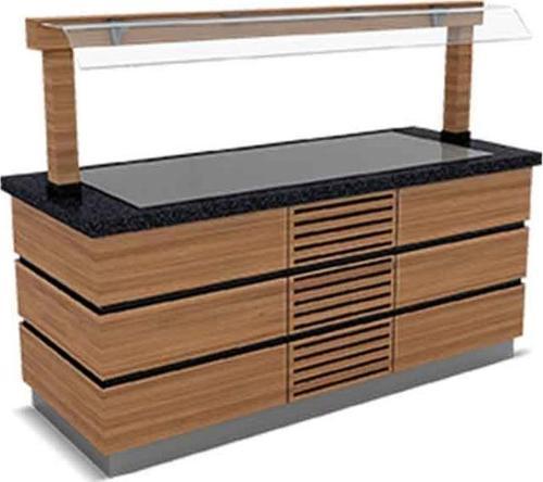 KPD.P.SSU.08 Kapadokya Paslanmaz Soğuk Servis Ünitesi Nefeslikli 240x90x90/155 cm