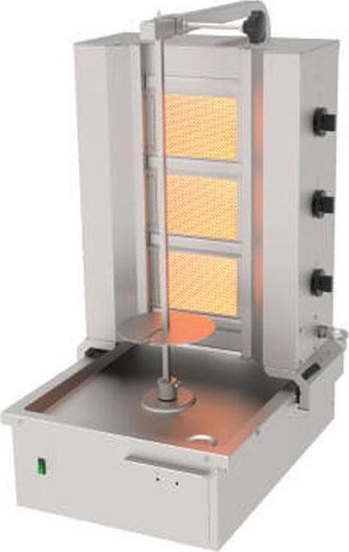 ADG-3A Döner Makineleri Gazlı Alttan Motorlu Hareketli - 3 Radyanlı - 220 V