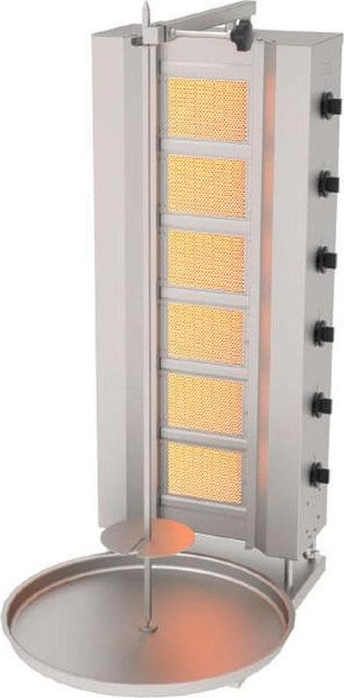 ADG-6S Döner Makineleri Gazlı Sabit - 6 Radyanlı