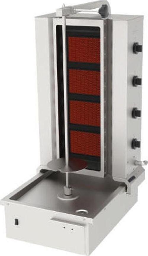 ADGC-4-A Döner Makineleri Gazlı Camlı Alttan Motorlu Hareketli - 4 Radyanlı - 220 V