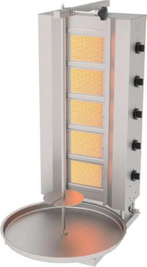 ADGC-5-S Döner Makineleri Gazlı Camlı Sabit - 5 Radyanlı