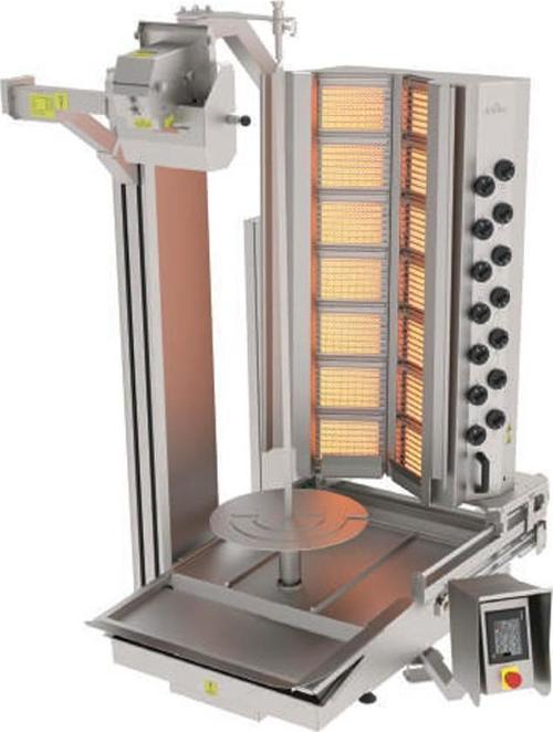 ADR-14G-GK Döner Robotu Gazlı 14 Gözlü 120 W