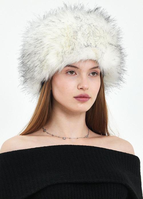 Fluffy Kalpak Şapka Kazak/Rus Tarzı