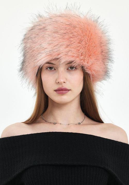 Fluffy Kalpak Şapka Kazak/Rus Tarzı