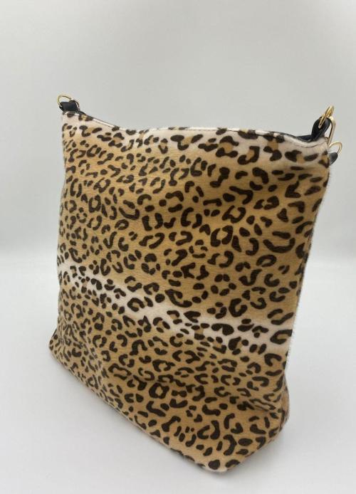 Leopard Tote Omuz Çantası / Leopar Omuz Çantası