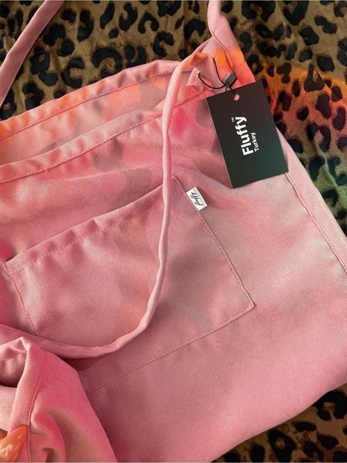 Lolita 00S Shopper Bag Fermuarlı, Astarlı , Kumaş, Kol Ve Omuz Çantası / Okul & Günlük