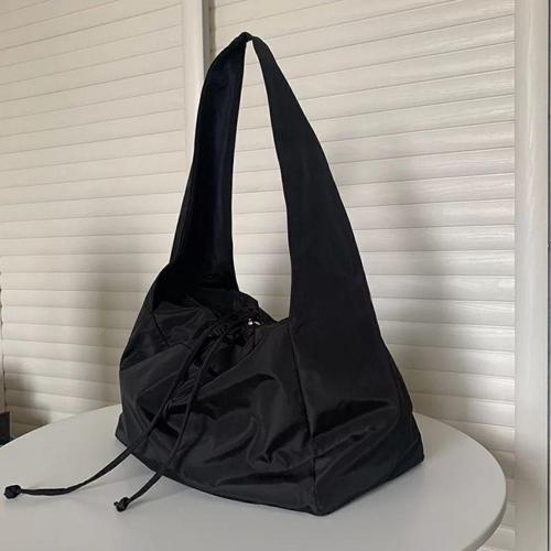 Su Geçirmez Tote Bag / Çapraz Kullanıma Uygun Siyah Kadın Omuz Çantası