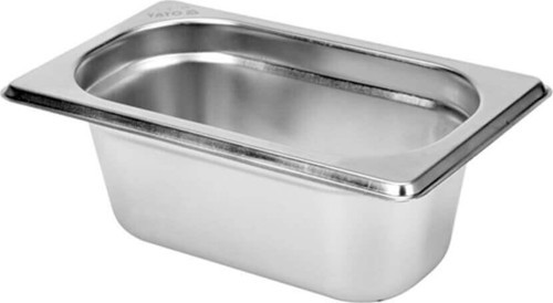 Gastronom Küve-GN 1/9x65 krom küvet-standart
