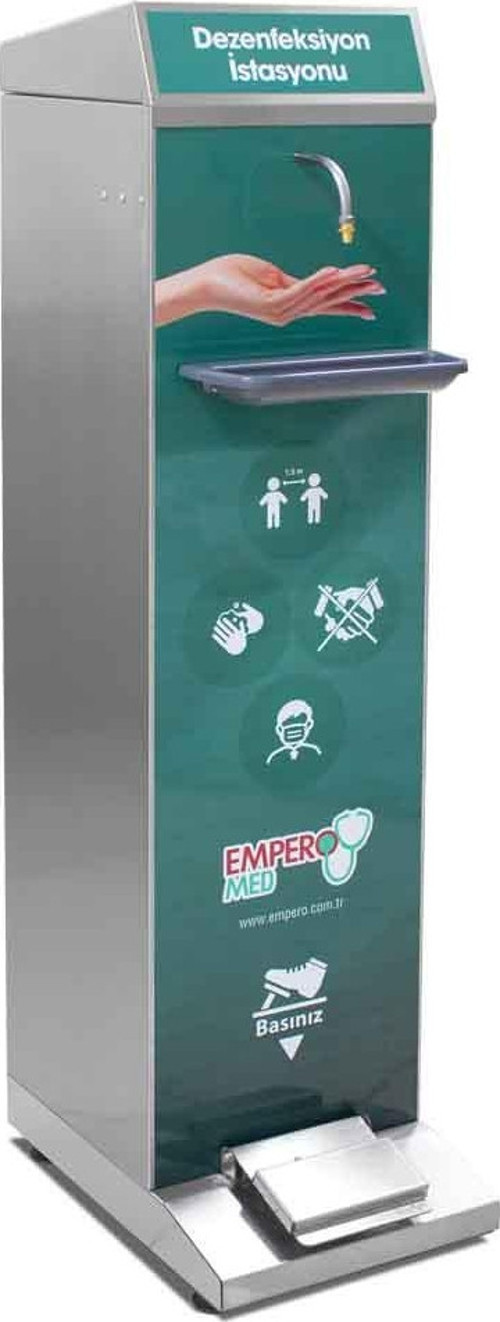 EMP.AYK.003 Dezenfektan İstasyonu Ayaktan Kumandalı 5/10 lt