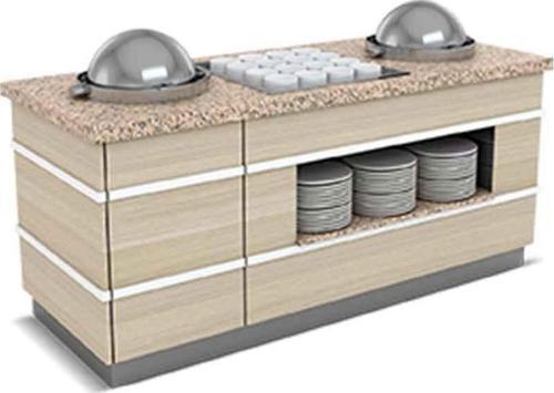 GLT.CSU.03 Galata Çorba Servis Ünitesi 3 Çorbalık 240x90x90 cm