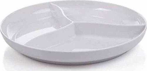 AB-7 Termoset Kırılmaz-Teşhir Yuvarlak-38,5 cm-3 bölmeli 4 Adet