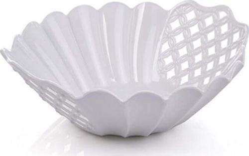 K-50 Termoset Kırılmaz-Yuvarlak Ekmek Sepeti-27x30 cm 18 Adet