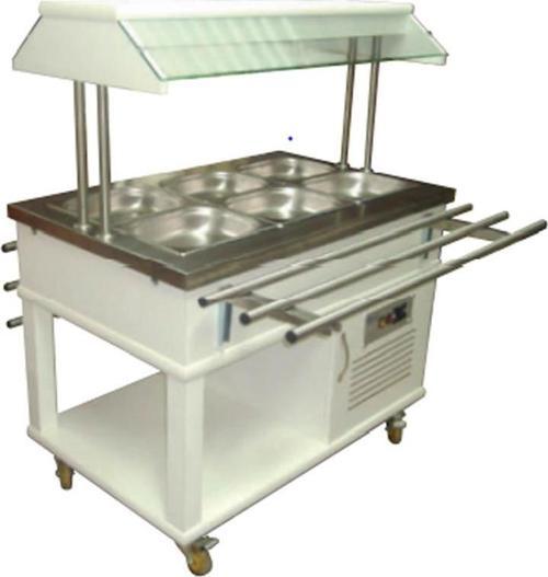 ASSB-03 Saladbarlar Orta Tip Ahşap Kaplama GN 1/1 x 3 - 230 V