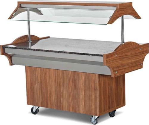 EMP.SB.04-N Nötr Salat Bar Granit Üst Tabla 150x89x137 cm