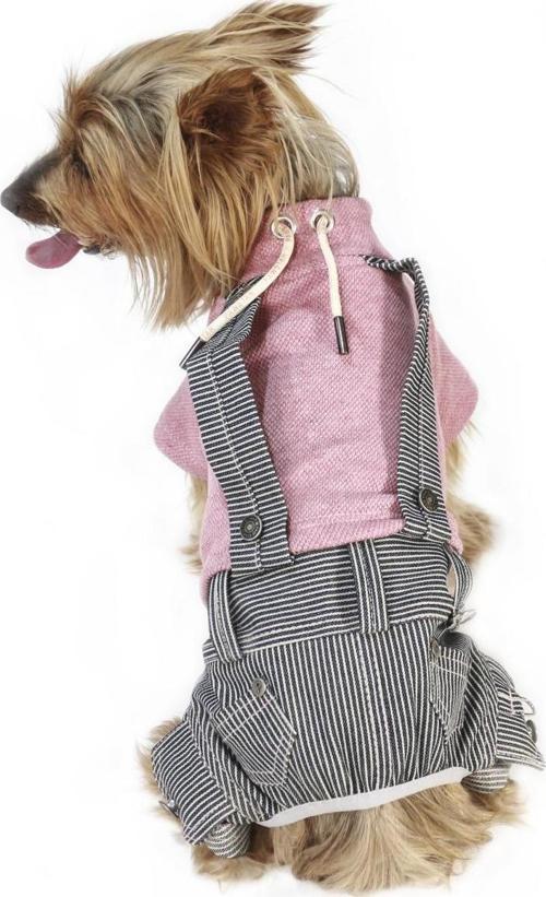 Pink Tricot Romper Köpek Tulumu Kıyafeti XXX Large