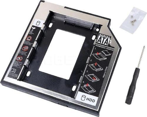 1647 9,5mm 2,5" SSD HDD Sabit Disk Sürücü Sata 3 Çerçeve SSD/SATA Harddisk Yuvas Bu Cihaz DVD Yerine