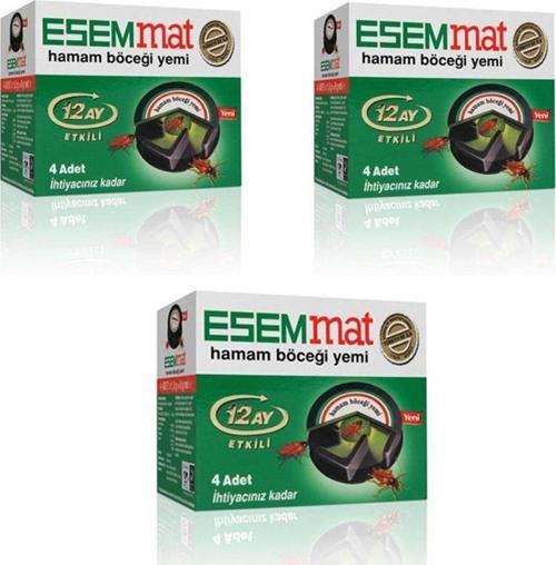 4'Lü 12 Ay Etkili Hamam Böceği Yemi X 3'Lü Paket