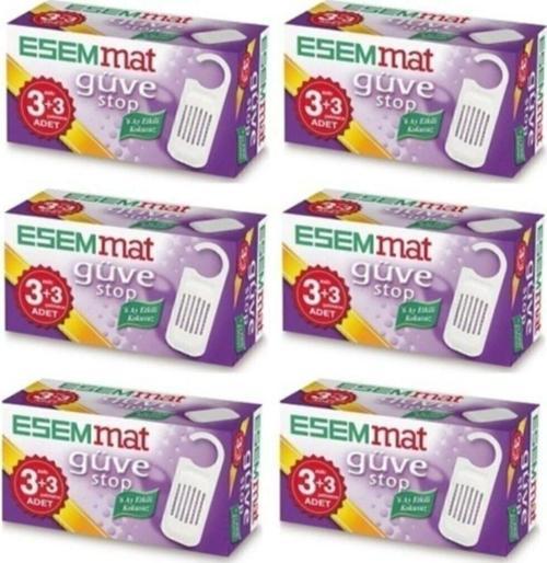Güve Stop (3 Askı + 3 Çekmece) 6 Adet / 18 Askı 18 Çekmece)