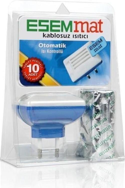 Kablosuz Isıtıcı Sinek Kovucu Cihaz 10 Yedek Tablet Set (Isı Kontrollu)