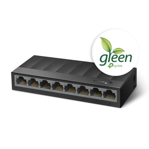 Tp-lınk Ls1008g, Green Tech, 8 Port Gigabit, Yönetilemez, Masaüstü Switch